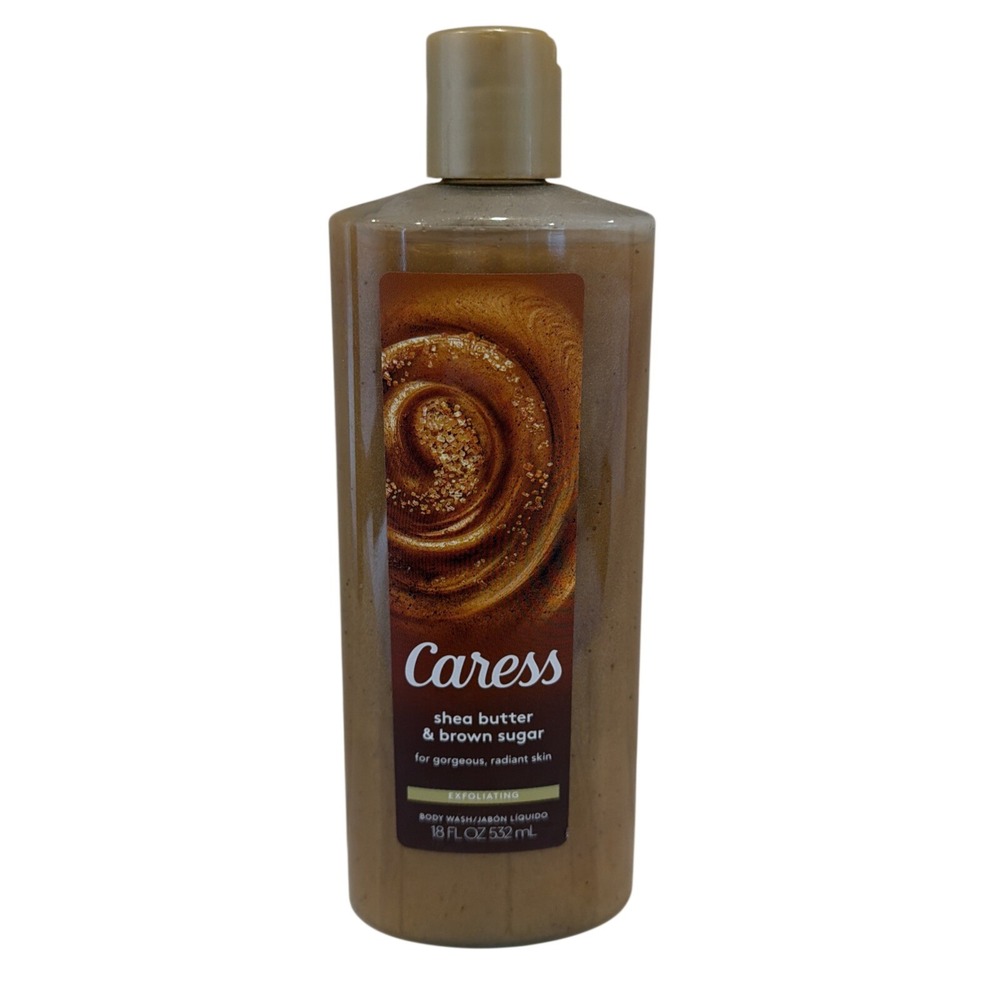 Body Wash‎ Caress Exfoliating Body Wash Shea Butter & Brown Sugar